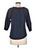 Studio West 100% Cotton Blue 3/4 Sleeve Blouse Size M - photo 2