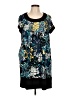 Tiana B. Print Blue Casual Dress Size L - photo 1