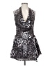 Unbranded 100% Polyester Animal Print Gray Cocktail Dress Size S - photo 1