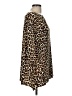 Chico's Animal Print Brown 3/4 Sleeve Blouse Size Med (1) - photo 4