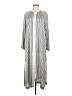 H&M 100% Polyester Stripes Silver Casual Dress Size M - photo 1