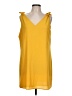 1.State 100% Polyester Yellow Casual Dress Size L - photo 1