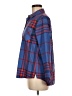 Vineyard Vines 100% Polyester Plaid Blue Long Sleeve Blouse Size 6 - photo 5