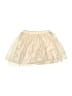 Crewcuts 100% Polyester Metallic Ivory Skirt Size 6 - 7 - photo 1