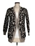 August Silk Animal Print Gray Cardigan Size M - photo 1