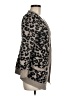 August Silk Animal Print Gray Cardigan Size M - photo 4