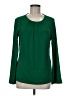 Chico's Green Long Sleeve Blouse Size Med (1) - photo 1