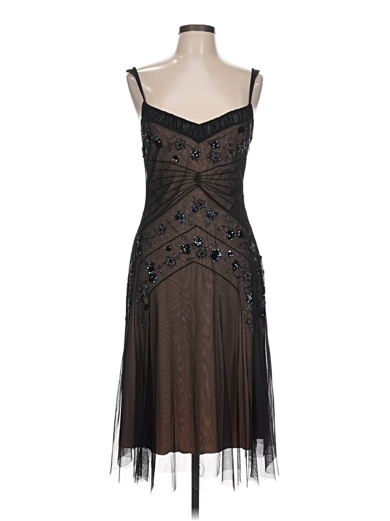 Pre-owned Bcbgmaxazria Cocktail Dress In Black