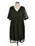 Unbranded 100% Polyester Green Casual Dress Size L - photo 1