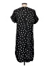 A New Day 100% Polyester Polka Dots Black Casual Dress Size M - photo 2