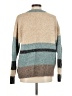 Lumiere Color Block Tan Pullover Sweater Size M - photo 2