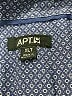 Apt. 9 100% Cotton Chevron-herringbone Blue Short Sleeve Button-Down Shirt Size XL (tall) - photo 7