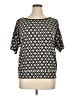 Alyx Black Short Sleeve Blouse Size 1X - photo 1