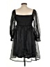 Blu Pepper 100% Polyester Black Cocktail Dress Size L - photo 2