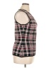 Eva Longoria Plaid Black Sweater Vest Size XL - photo 4