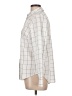 Apt. 9 Checkered-gingham Ivory Long Sleeve Button-Down Shirt Size L - photo 5