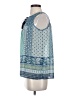 Iz Byer 100% Polyester Blue Sleeveless Blouse Size S - photo 5