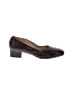 Bally 100% Leather Burgundy Brown Flats Size EU 39 - photo 1
