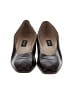 Bally 100% Leather Burgundy Brown Flats Size EU 39 - photo 2