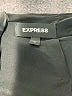 Express 100% Polyester Solid Black Casual Skirt Size 10 - photo 4