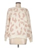 Ekouaer 100% Polyester Animal Print Ivory Pullover Sweater Size M - photo 1