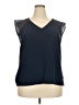 Preview Collection Blue Sleeveless Blouse Size 20 - photo 1