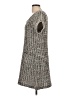 Max Studio Houndstooth Gray Casual Dress Size L - photo 5
