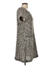 Max Studio Houndstooth Gray Casual Dress Size L - photo 4