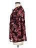 Lovestitch 100% Polyester Burgundy Long Sleeve Blouse Size M - photo 5