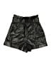 Zara Metallic Black Shorts Size S - photo 2