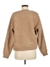 Banana Republic 100% Polyester Solid Tan Pullover Sweater Size M - photo 2