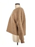 Banana Republic 100% Polyester Solid Tan Pullover Sweater Size M - photo 5