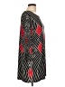 Alfani Argyle Black Casual Dress Size L - photo 4