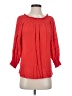 Studio West 100% Rayon Red 3/4 Sleeve Blouse Size S - photo 1