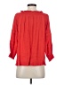 Studio West 100% Rayon Red 3/4 Sleeve Blouse Size S - photo 2