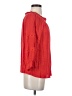 Studio West 100% Rayon Red 3/4 Sleeve Blouse Size S - photo 4