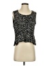 MANYUS 100% Silk Black Sleeveless Silk Top Size S - photo 1