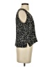 MANYUS 100% Silk Black Sleeveless Silk Top Size S - photo 4