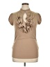 Heart Soul Tan Short Sleeve Top Size XL - photo 1
