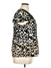 Cj Banks Animal Print Black Short Sleeve Blouse Size 1X - photo 4