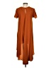 ASOS 100% Polyester Orange Casual Dress Size 4 - photo 2