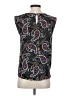 Ann Taylor LOFT Outlet 100% Polyester Black Sleeveless Blouse Size XS - photo 2