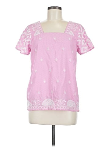 Forever That Girl for Anthropologie Short Sleeve Blouse (view 1)