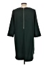 BB Dakota 100% Polyester Solid Green Casual Dress Size L - photo 2