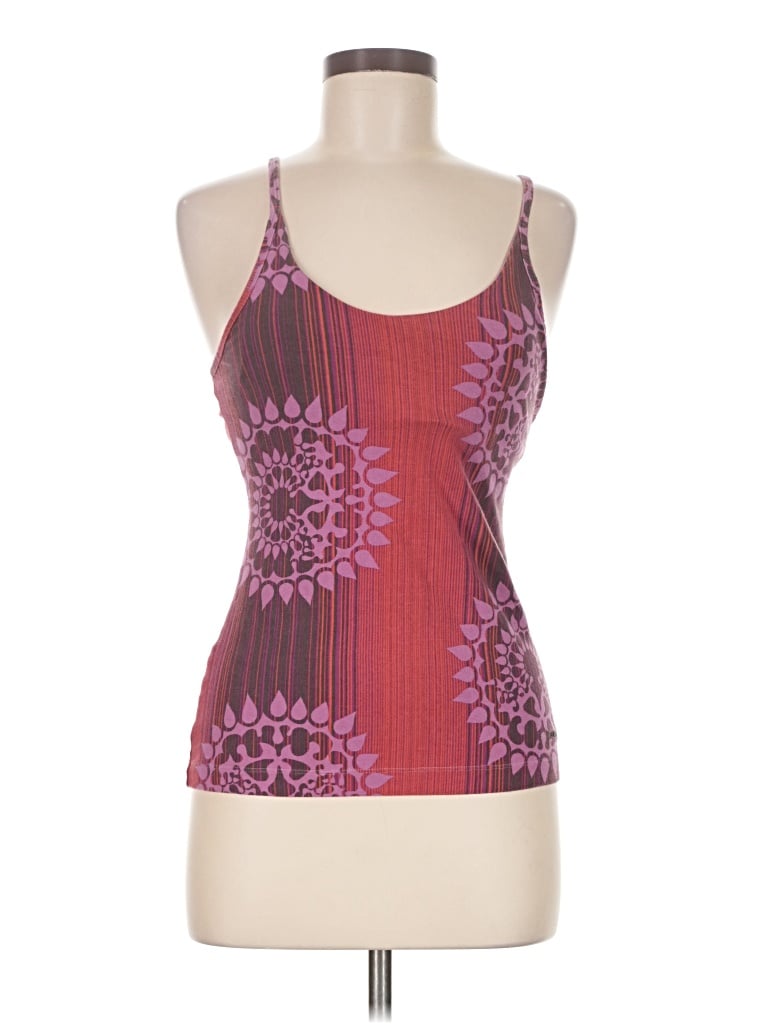 Pre-owned Patagonia Tank Top Burgundy Halter Neckline Tops