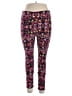 Lularoe Print Purple Leggings Size 1X (Tall & Curvy) - photo 1