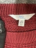 Time and Tru 100% Recycled Polyester Burgundy Pullover Sweater Size XS - photo 7