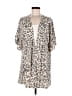 Heimish U.S.A Animal Print Ivory Kimono Size M (estimated) - photo 1
