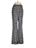 Etcetera Print Black Dress Pants Size 6 - photo 1
