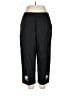 Sag Harbor Black Linen Pants Size 14 (estimated) - photo 1